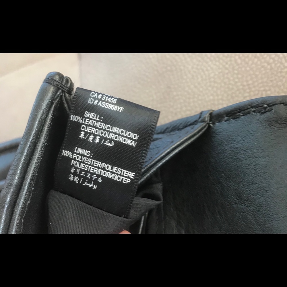 💎SALE🔥BCBGMAXAZRIA black leather bag - Picture 12 of 16